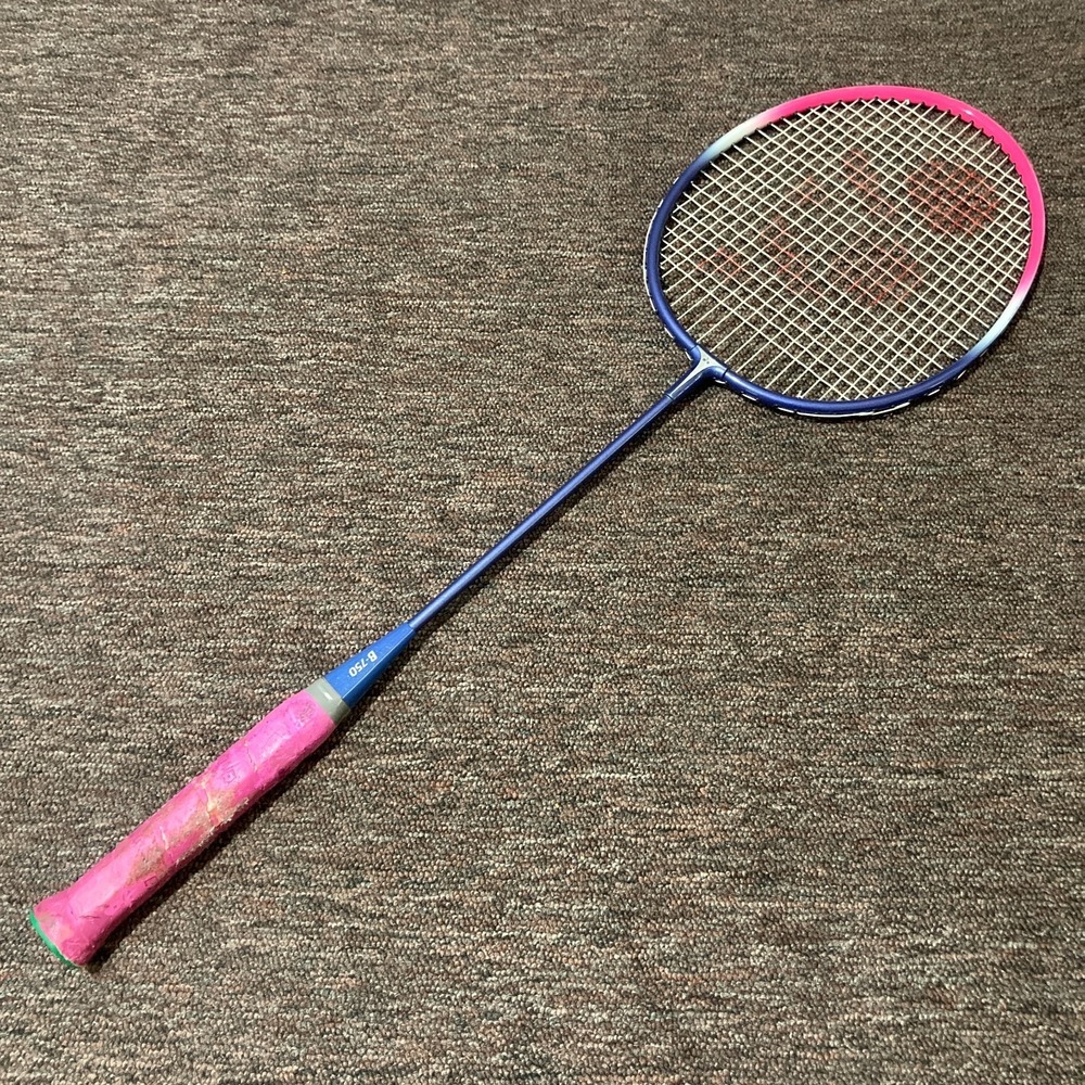 Yonex B-750 Full Carbon Frame Badminton Racket Blue Pink